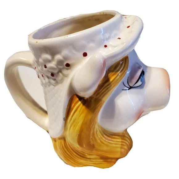 Muppets Miss Piggy Sigma Taste Setter Ceramic Coffee Tea Cup Mug Vintage Figural - Picture 2 of 7